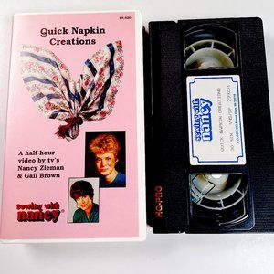 Quick Napkin Creations Sewing with Nancy Zieman Gail Brown Napkins Rings 30 Min